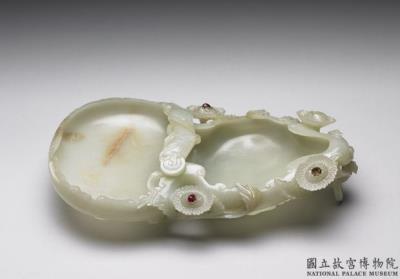 图片[2]-Jade gourd-shaped water container, Qing dynasty (1644-1911)-China Archive